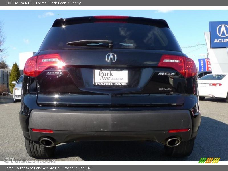 Formal Black Pearl / Ebony 2007 Acura MDX