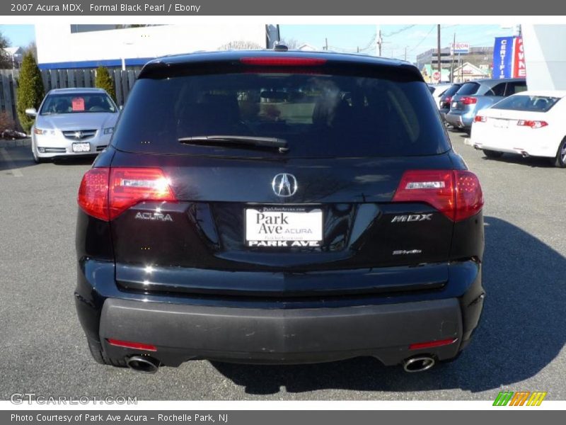 Formal Black Pearl / Ebony 2007 Acura MDX