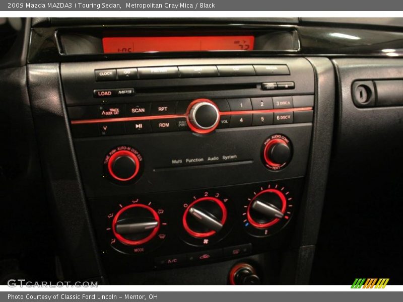 Metropolitan Gray Mica / Black 2009 Mazda MAZDA3 i Touring Sedan