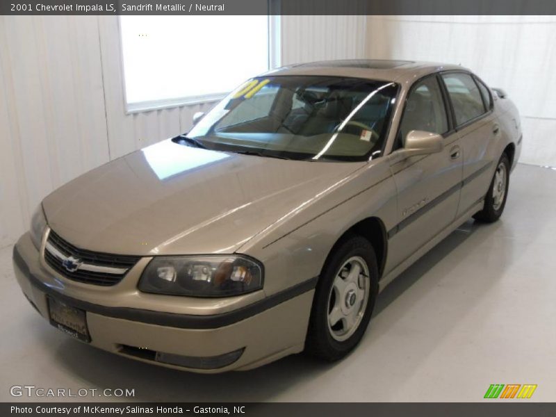 Sandrift Metallic / Neutral 2001 Chevrolet Impala LS