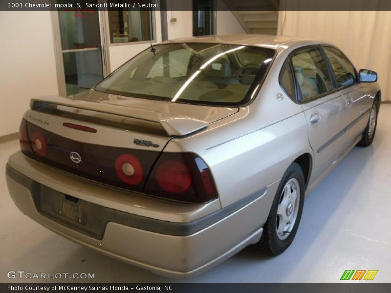 Sandrift Metallic / Neutral 2001 Chevrolet Impala LS