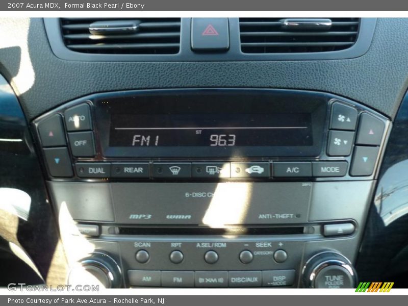 Formal Black Pearl / Ebony 2007 Acura MDX