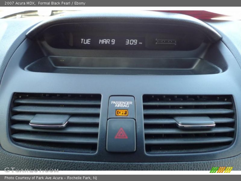 Formal Black Pearl / Ebony 2007 Acura MDX