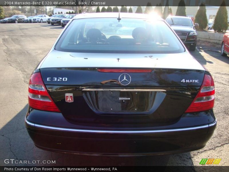 Black / Charcoal 2004 Mercedes-Benz E 320 4Matic Sedan