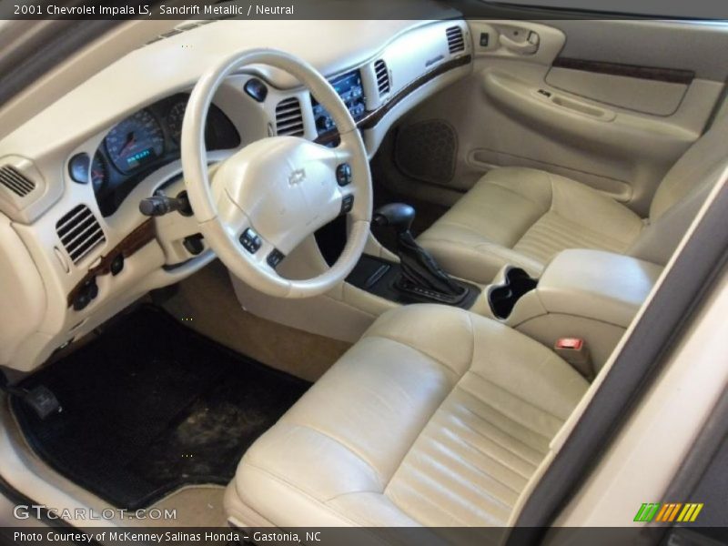Sandrift Metallic / Neutral 2001 Chevrolet Impala LS
