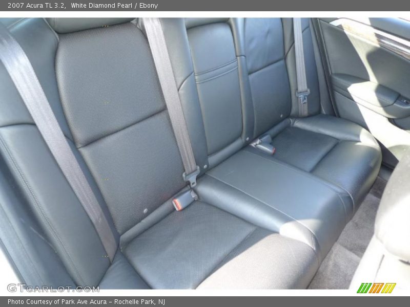White Diamond Pearl / Ebony 2007 Acura TL 3.2