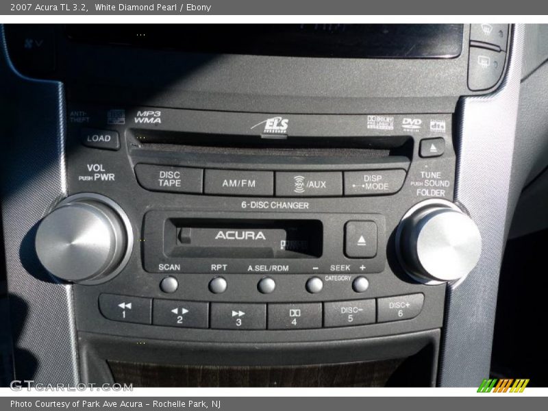 White Diamond Pearl / Ebony 2007 Acura TL 3.2