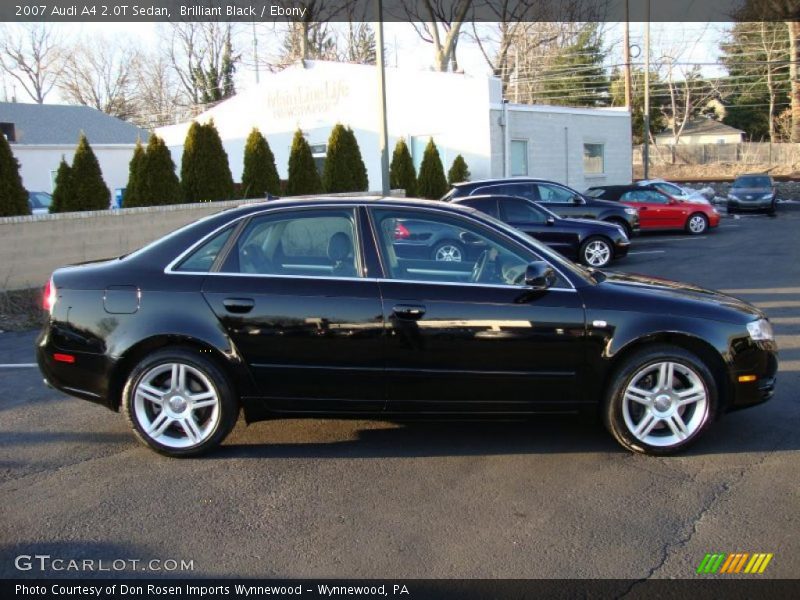 Brilliant Black / Ebony 2007 Audi A4 2.0T Sedan