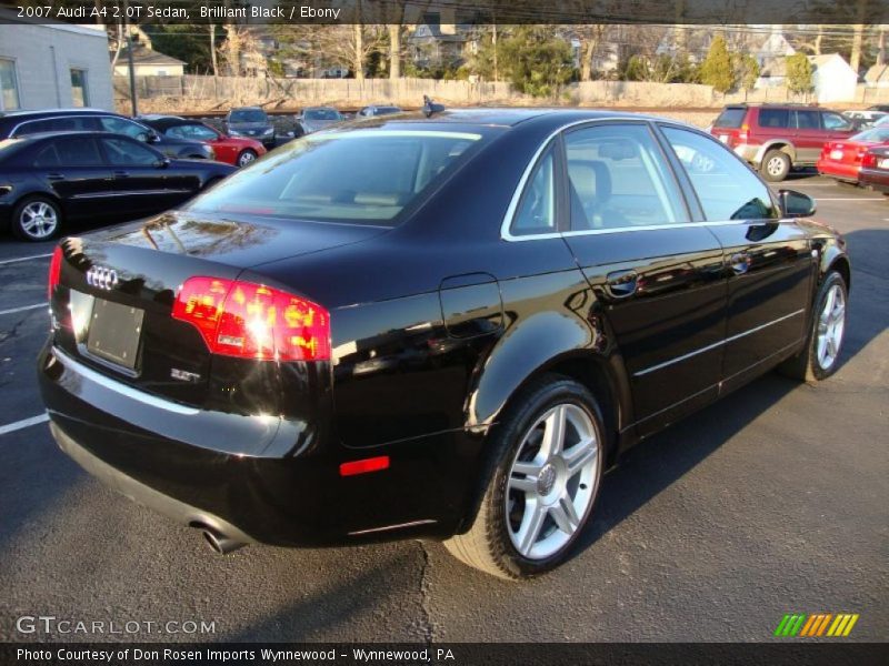 Brilliant Black / Ebony 2007 Audi A4 2.0T Sedan