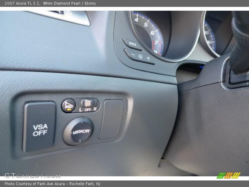 White Diamond Pearl / Ebony 2007 Acura TL 3.2