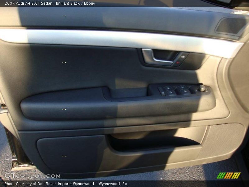 Brilliant Black / Ebony 2007 Audi A4 2.0T Sedan