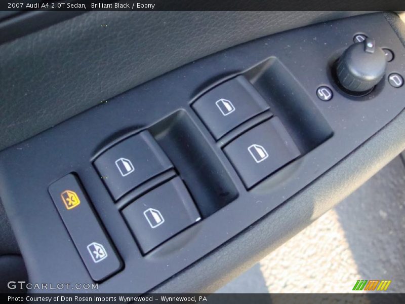 Brilliant Black / Ebony 2007 Audi A4 2.0T Sedan