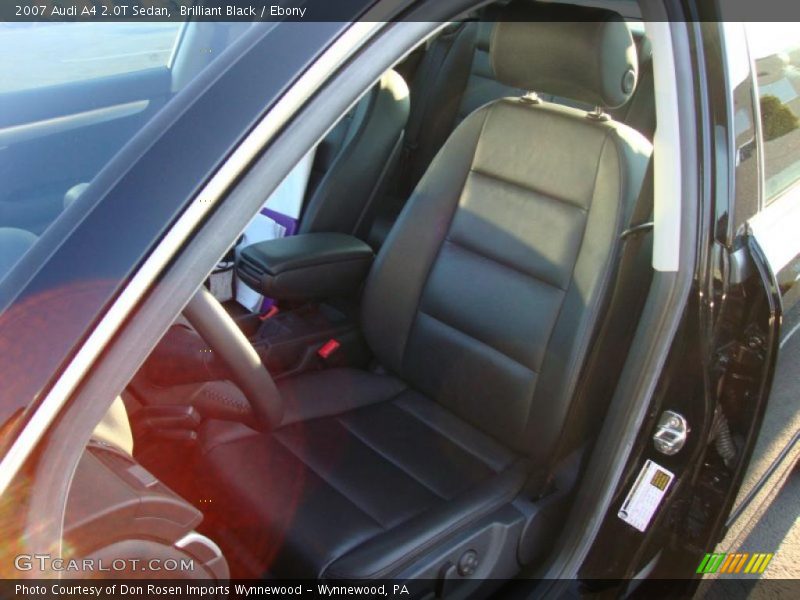 Brilliant Black / Ebony 2007 Audi A4 2.0T Sedan
