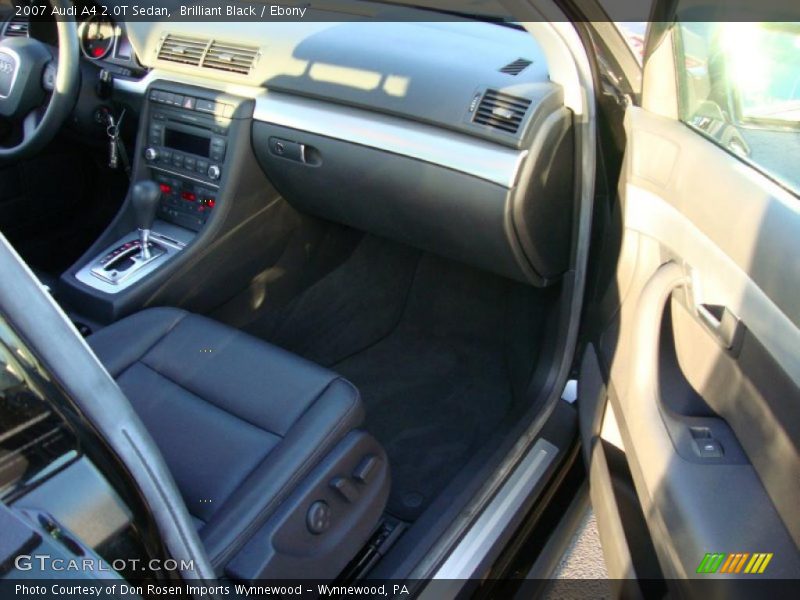 Brilliant Black / Ebony 2007 Audi A4 2.0T Sedan