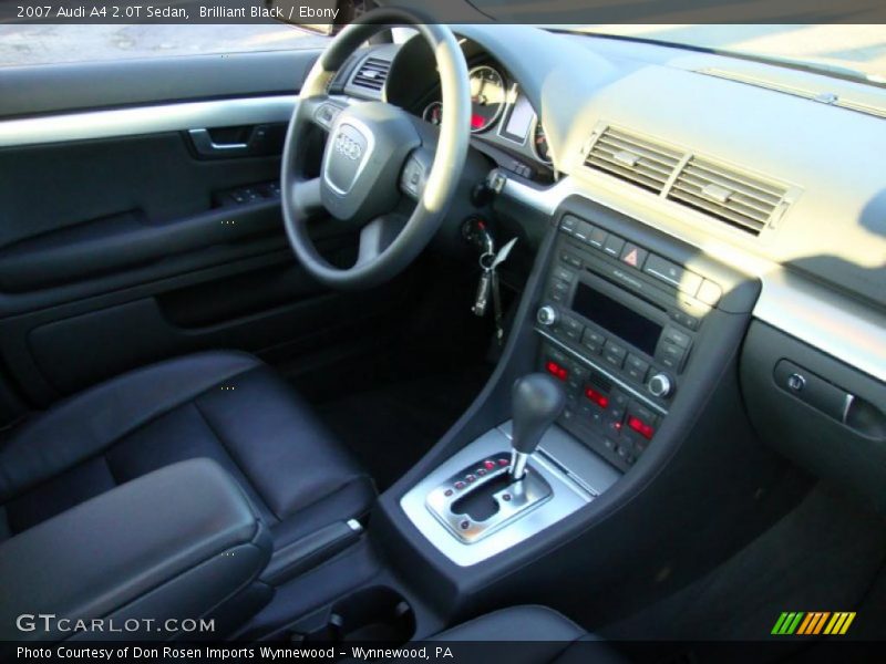 Brilliant Black / Ebony 2007 Audi A4 2.0T Sedan