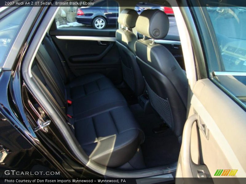 Brilliant Black / Ebony 2007 Audi A4 2.0T Sedan