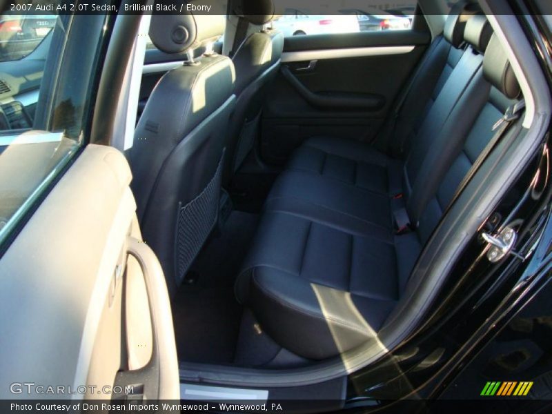 Brilliant Black / Ebony 2007 Audi A4 2.0T Sedan