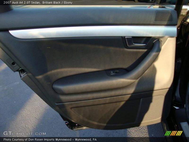 Brilliant Black / Ebony 2007 Audi A4 2.0T Sedan