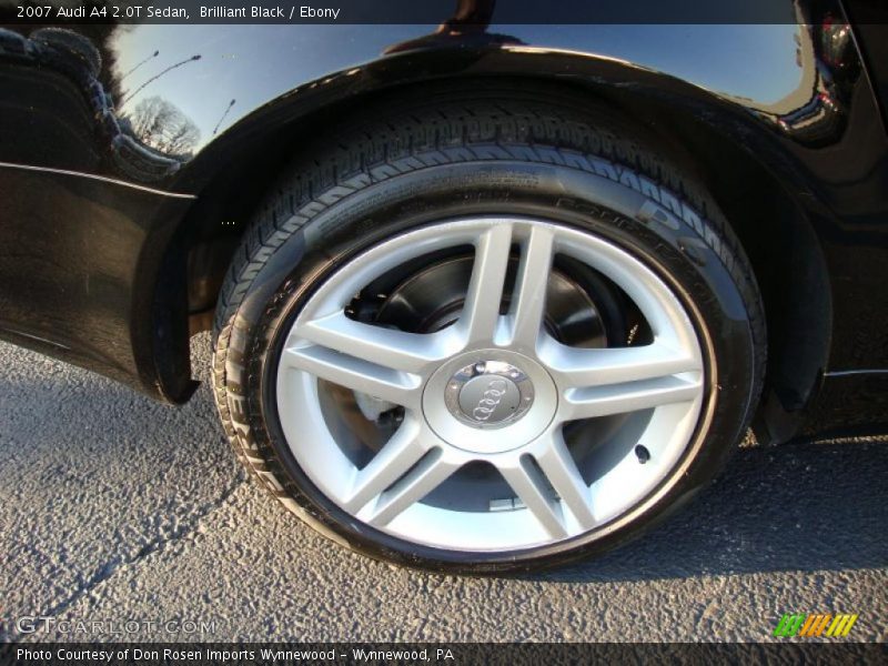 Brilliant Black / Ebony 2007 Audi A4 2.0T Sedan