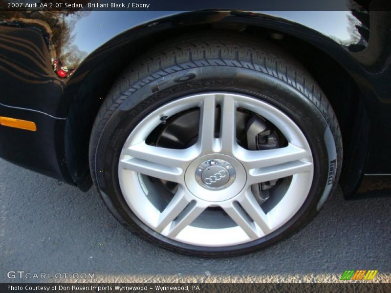 Brilliant Black / Ebony 2007 Audi A4 2.0T Sedan