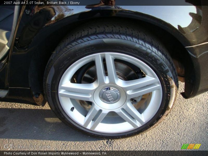 Brilliant Black / Ebony 2007 Audi A4 2.0T Sedan