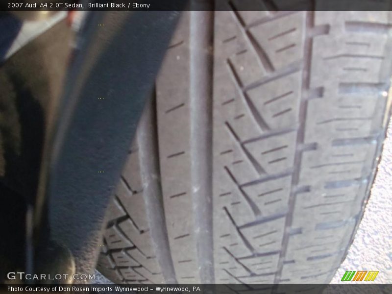 Brilliant Black / Ebony 2007 Audi A4 2.0T Sedan