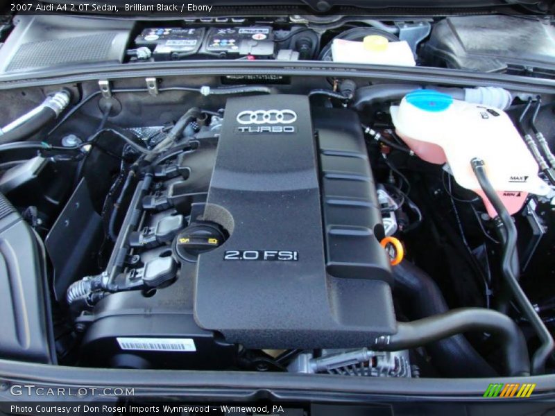 Brilliant Black / Ebony 2007 Audi A4 2.0T Sedan