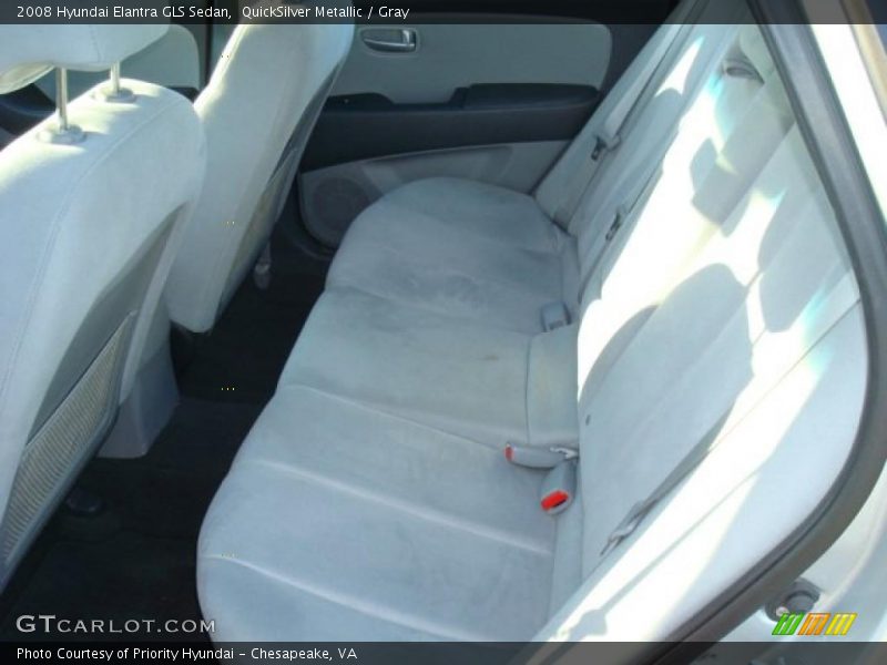 QuickSilver Metallic / Gray 2008 Hyundai Elantra GLS Sedan