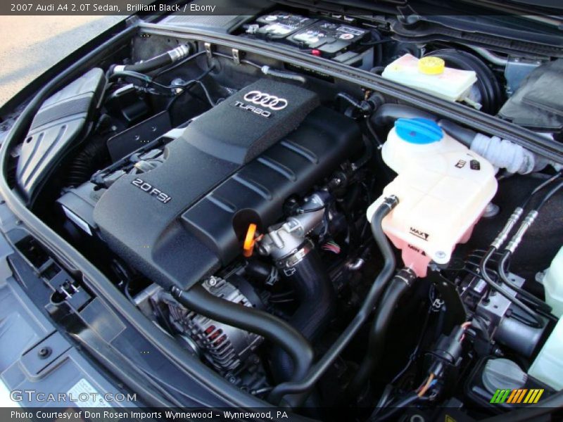 Brilliant Black / Ebony 2007 Audi A4 2.0T Sedan