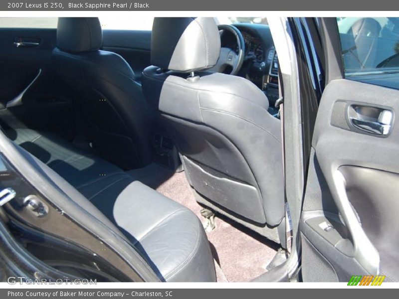 Black Sapphire Pearl / Black 2007 Lexus IS 250
