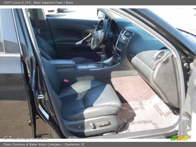 Black Sapphire Pearl / Black 2007 Lexus IS 250