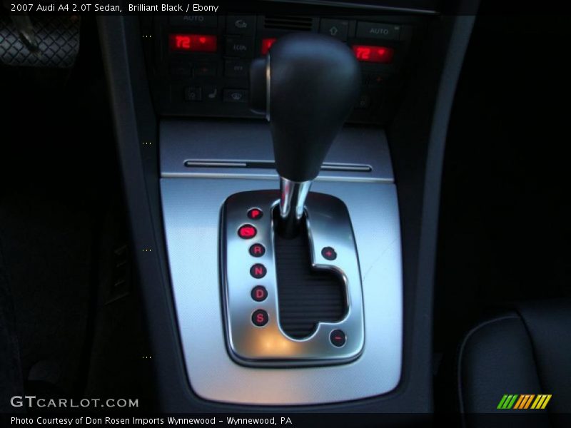 Brilliant Black / Ebony 2007 Audi A4 2.0T Sedan