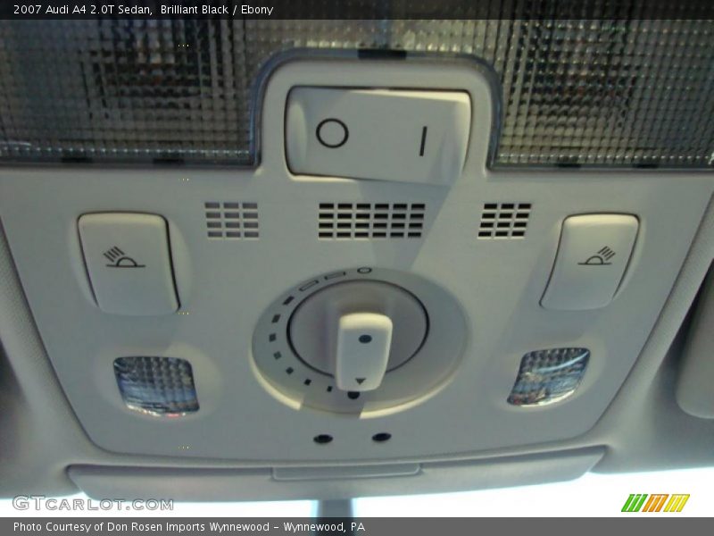 Brilliant Black / Ebony 2007 Audi A4 2.0T Sedan