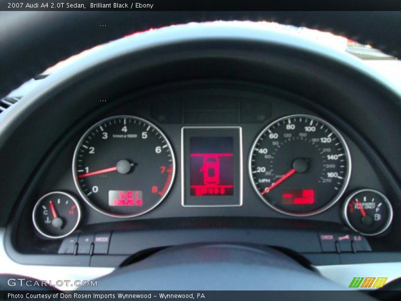 Brilliant Black / Ebony 2007 Audi A4 2.0T Sedan