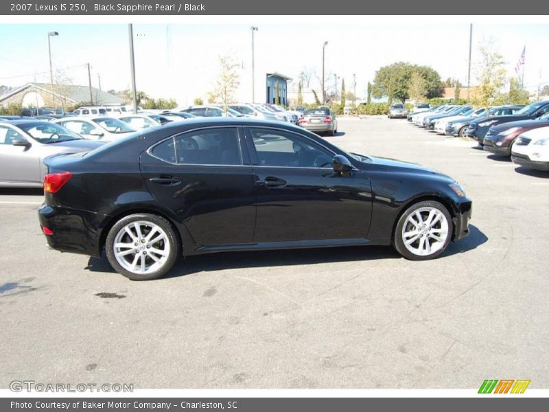 Black Sapphire Pearl / Black 2007 Lexus IS 250