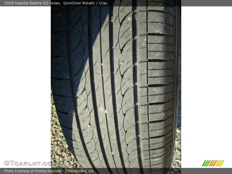 QuickSilver Metallic / Gray 2008 Hyundai Elantra GLS Sedan