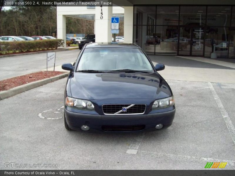 Nautic Blue Metallic / Taupe/Light Taupe 2003 Volvo S60 2.4
