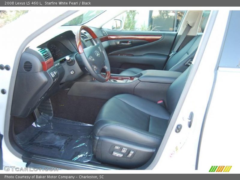 Starfire White Pearl / Black 2008 Lexus LS 460 L