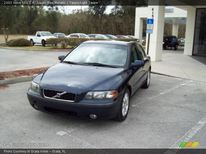 Nautic Blue Metallic / Taupe/Light Taupe 2003 Volvo S60 2.4