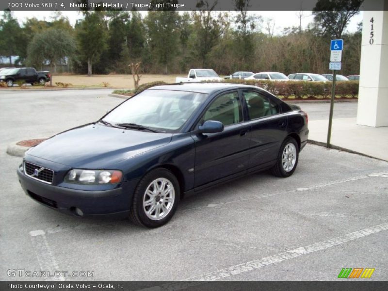 Nautic Blue Metallic / Taupe/Light Taupe 2003 Volvo S60 2.4