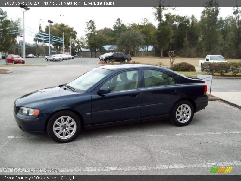 Nautic Blue Metallic / Taupe/Light Taupe 2003 Volvo S60 2.4