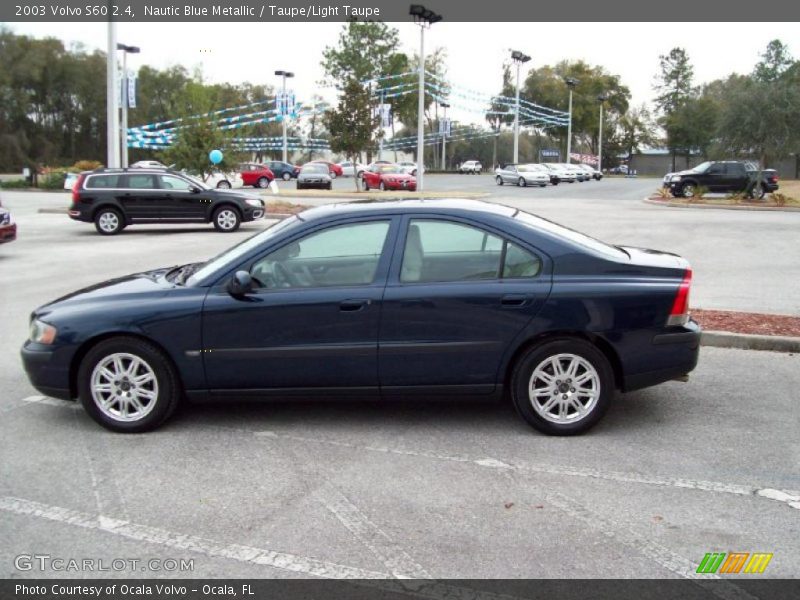 Nautic Blue Metallic / Taupe/Light Taupe 2003 Volvo S60 2.4