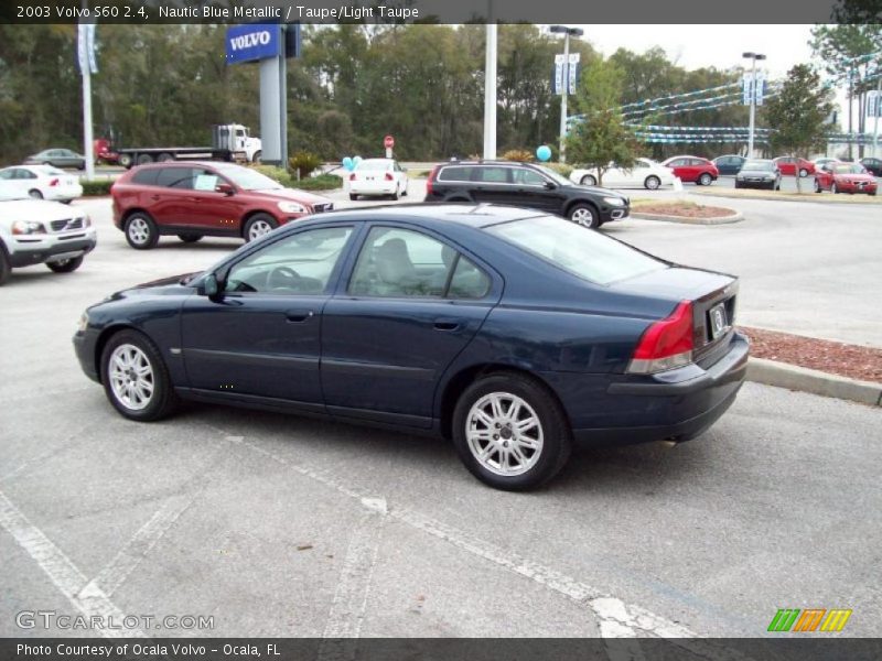 Nautic Blue Metallic / Taupe/Light Taupe 2003 Volvo S60 2.4