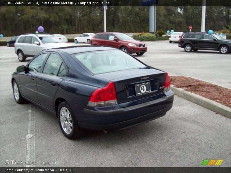 Nautic Blue Metallic / Taupe/Light Taupe 2003 Volvo S60 2.4