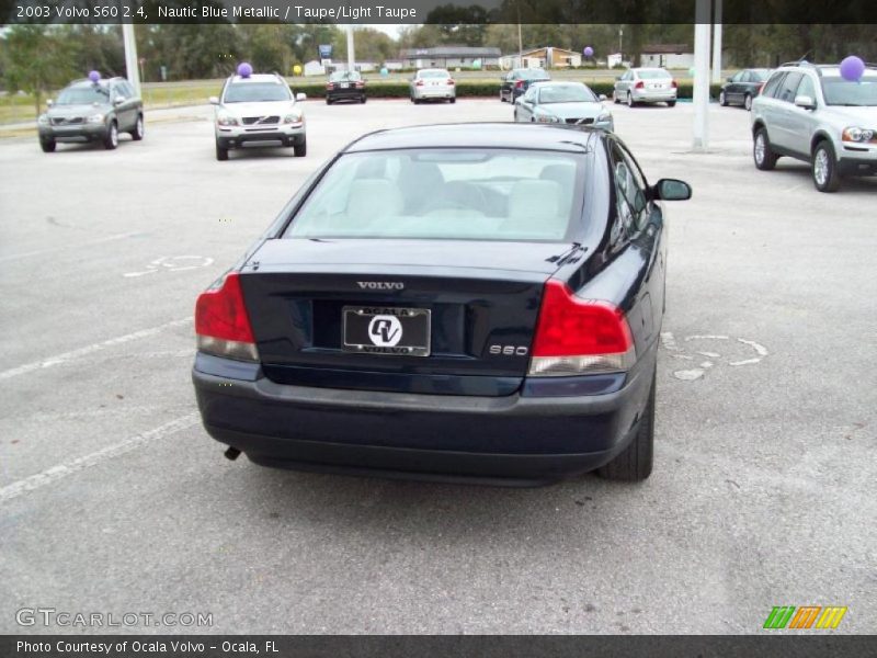Nautic Blue Metallic / Taupe/Light Taupe 2003 Volvo S60 2.4