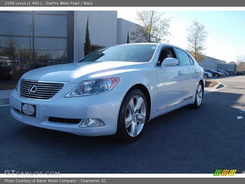 Starfire White Pearl / Black 2008 Lexus LS 460 L
