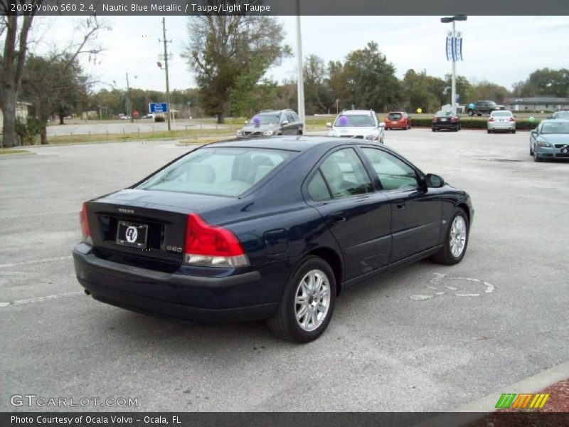 Nautic Blue Metallic / Taupe/Light Taupe 2003 Volvo S60 2.4