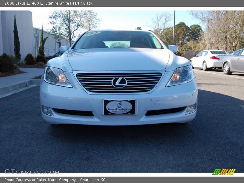 Starfire White Pearl / Black 2008 Lexus LS 460 L