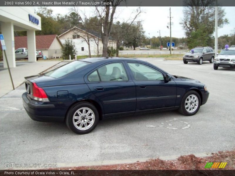 Nautic Blue Metallic / Taupe/Light Taupe 2003 Volvo S60 2.4