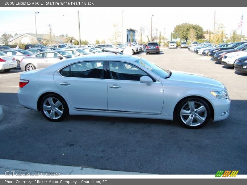 Starfire White Pearl / Black 2008 Lexus LS 460 L